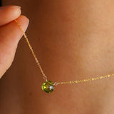 Small Peridot Necklace