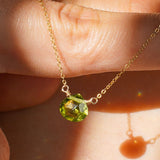 Small Peridot Necklace