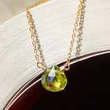 Small Peridot Necklace