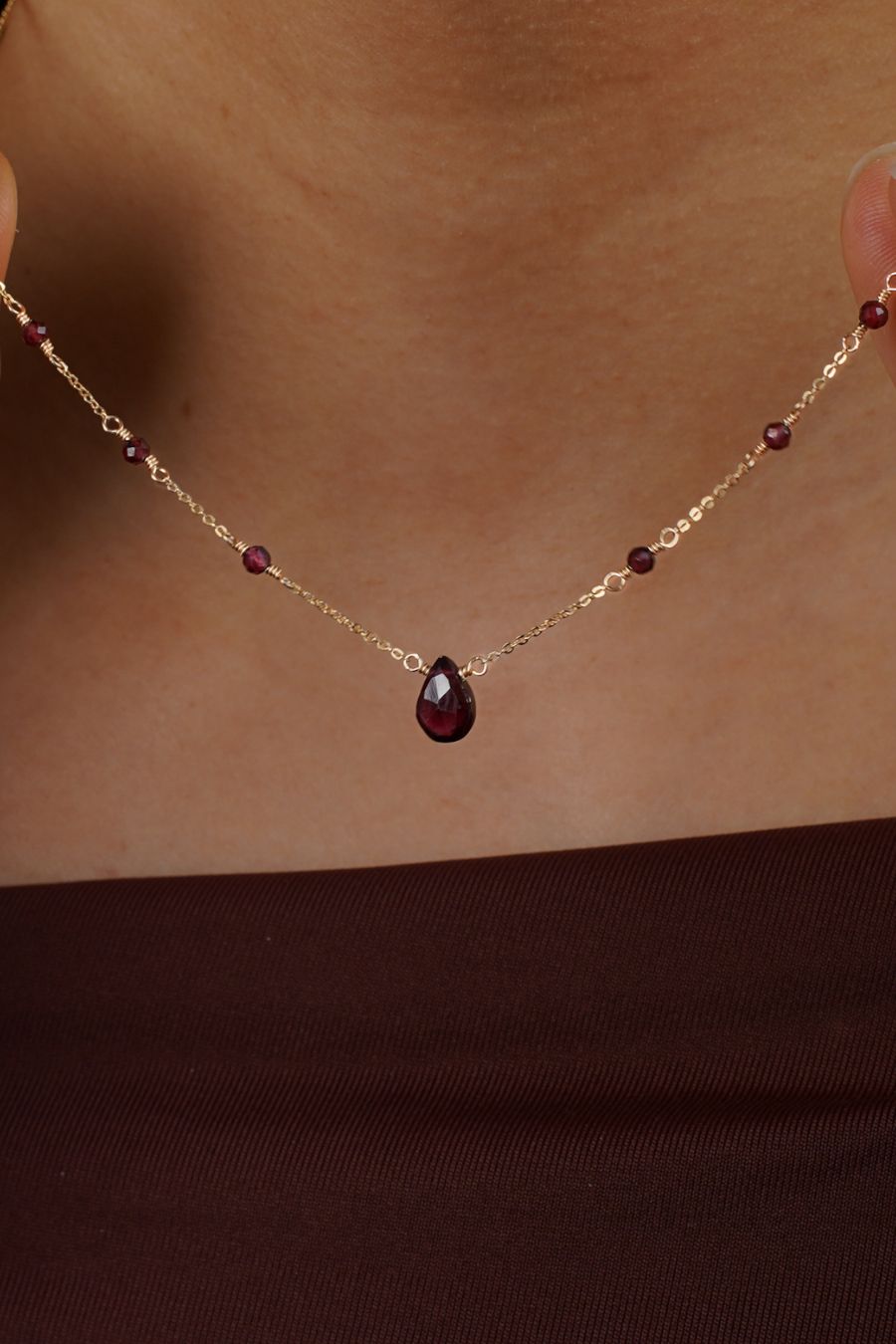 Crimson Night Necklace