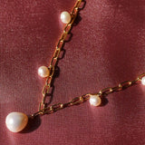 Delilah Tiered Pearl Necklace