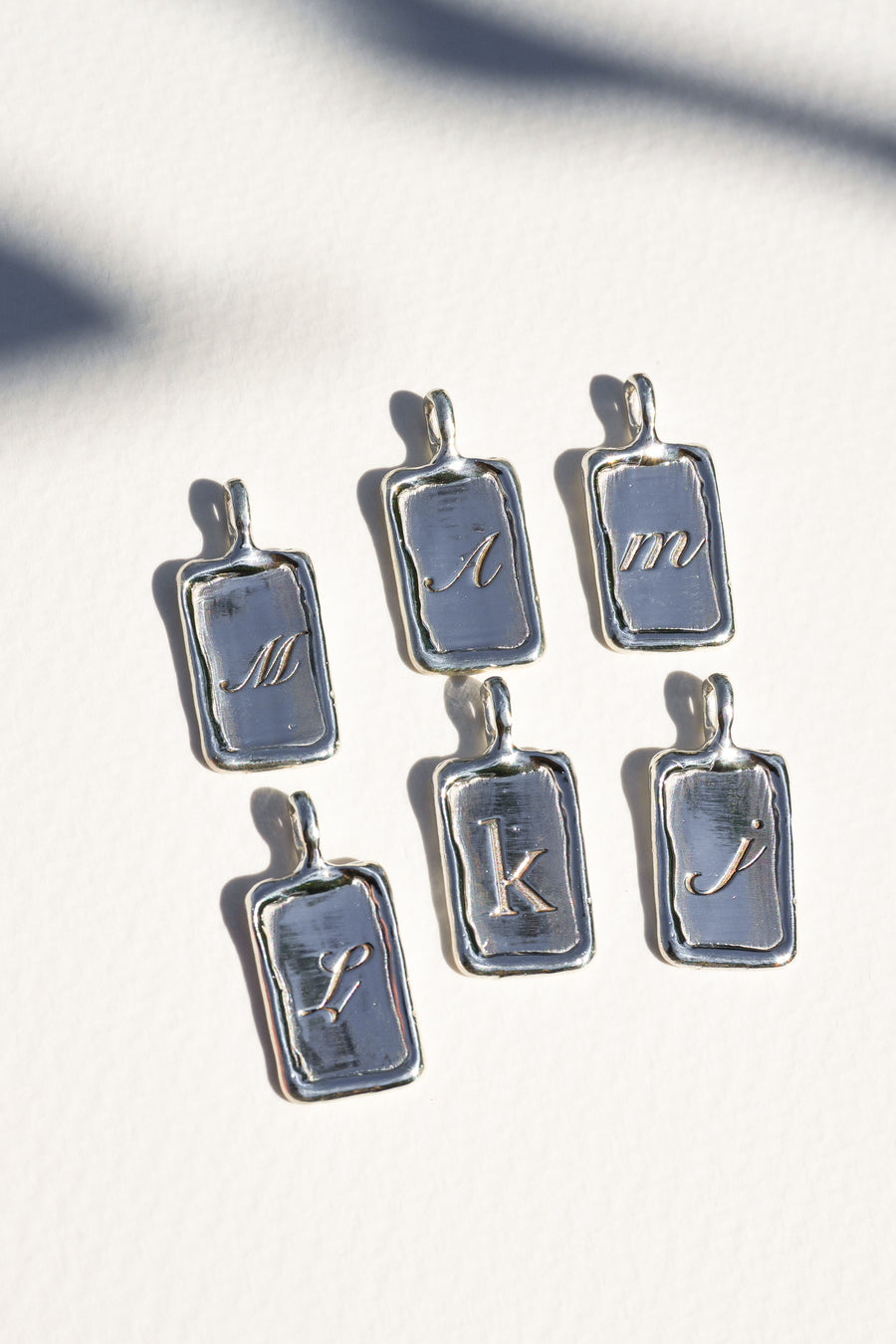 Celine Initial Tag Necklace