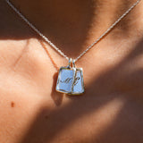 Celine Initial Tag Necklace