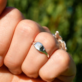 Lucy Dainty Initial Ring