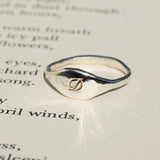 Lucy Dainty Initial Ring