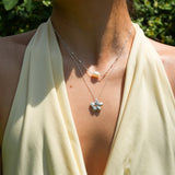 Marshmallow Daisy Necklace