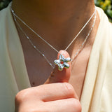 Marshmallow Daisy Necklace