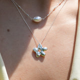 Marshmallow Daisy Necklace