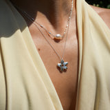 Marshmallow Daisy Necklace