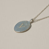 Bella Oval Initial Necklace