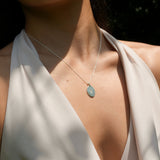 Bella Oval Initial Necklace