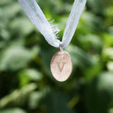 Bella Oval Initial Necklace