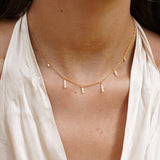 Ani Pearl Droplets Necklace